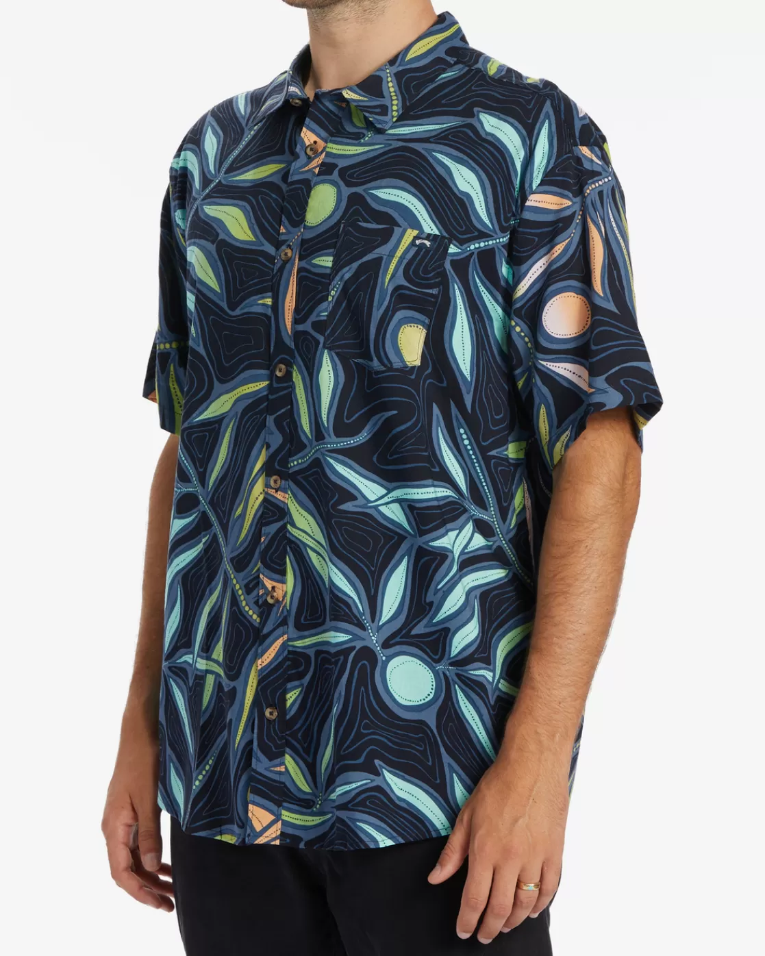 Store Billabong Sundays Short Sleeve Shirt DARK NAVY