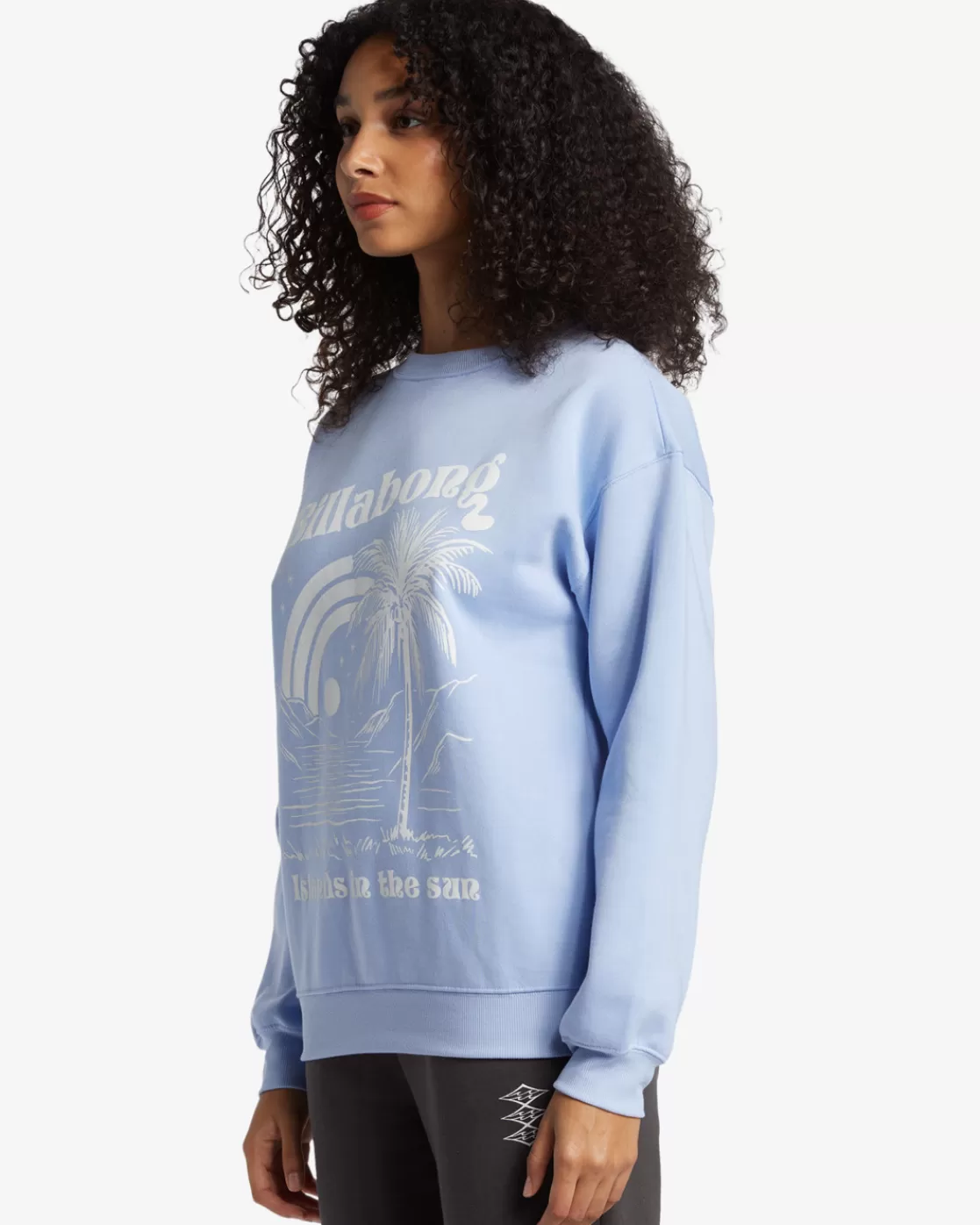 Hot Billabong Sunny Islands Sweatshirt OUTTA THE BLUE