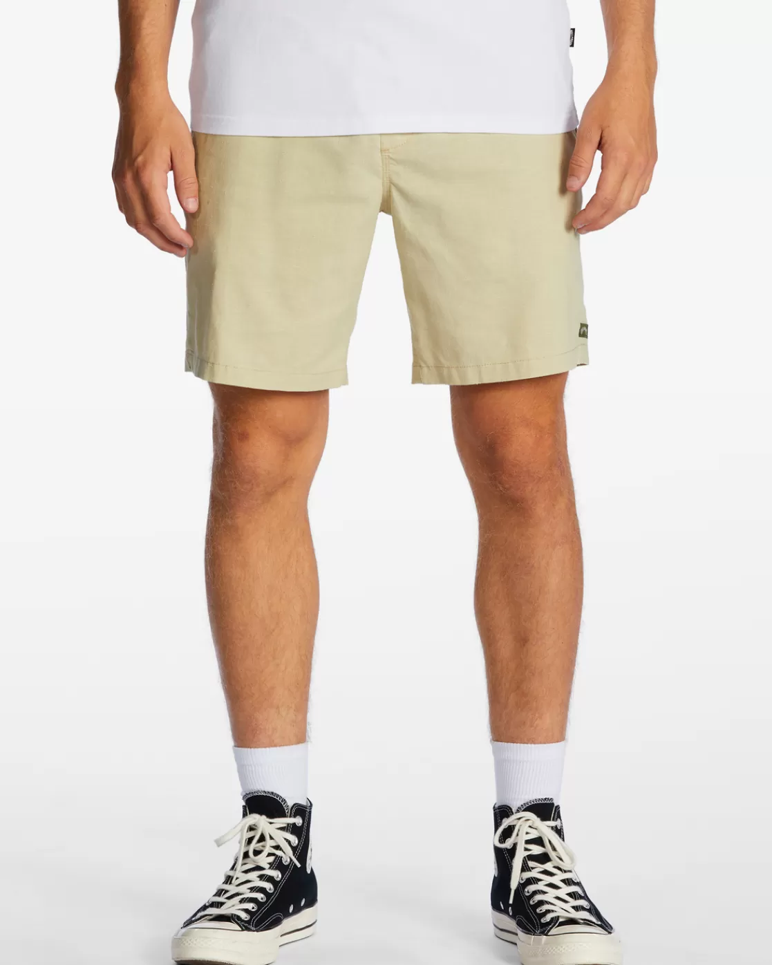 Discount Billabong Surftrek Hemp Technical Elasticized Shorts FIELD KHAKI