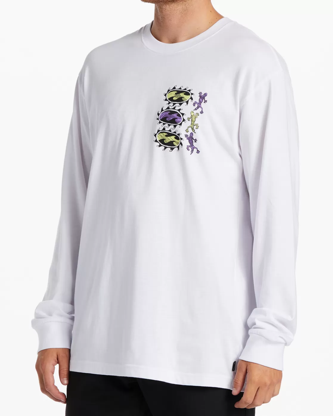 Sale Billabong Surround Long Sleeve T-Shirt WHITE