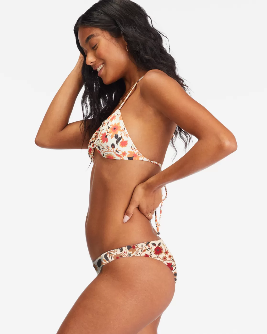 Best Sale Billabong Swept Away Tropic Reversible Bikini Bottoms MULTI