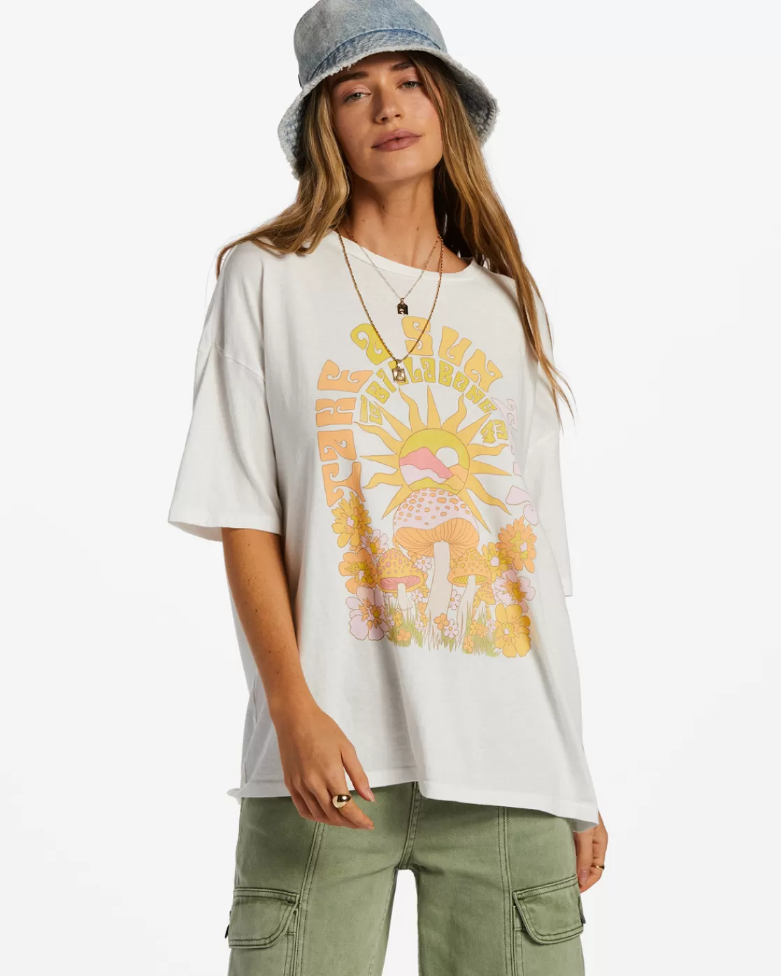 Online Billabong Take A Sun Trip T-Shirt SALT CRYSTAL