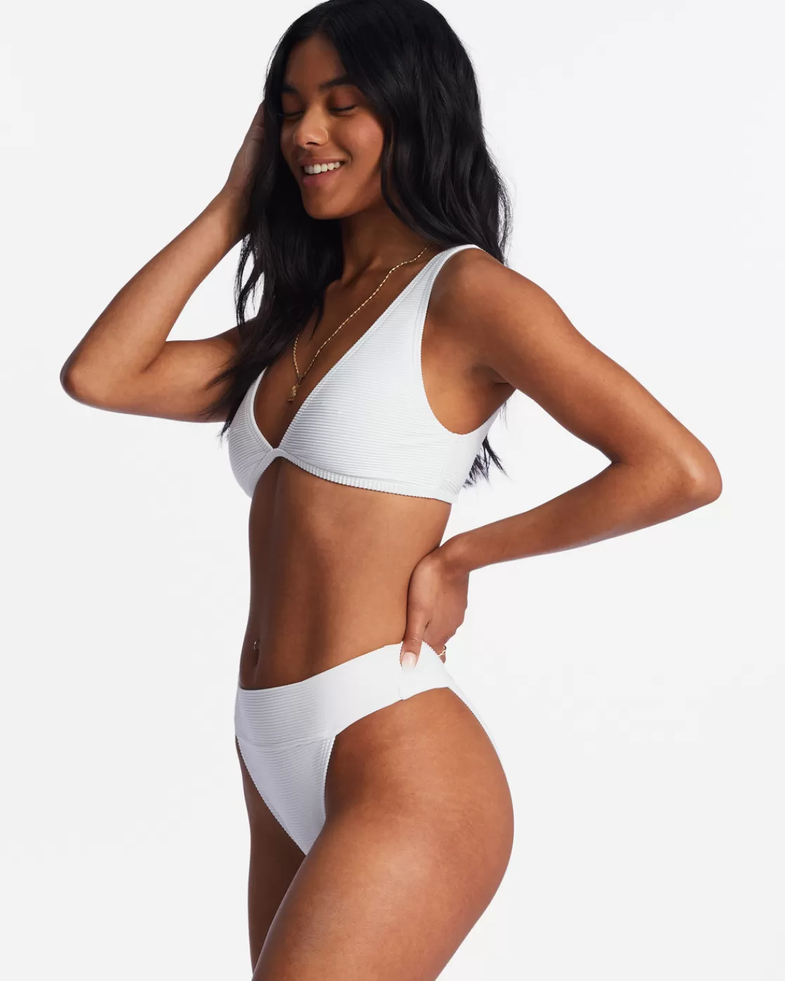 Best Billabong Tanlines Aruba Bikini Bottoms WHITE