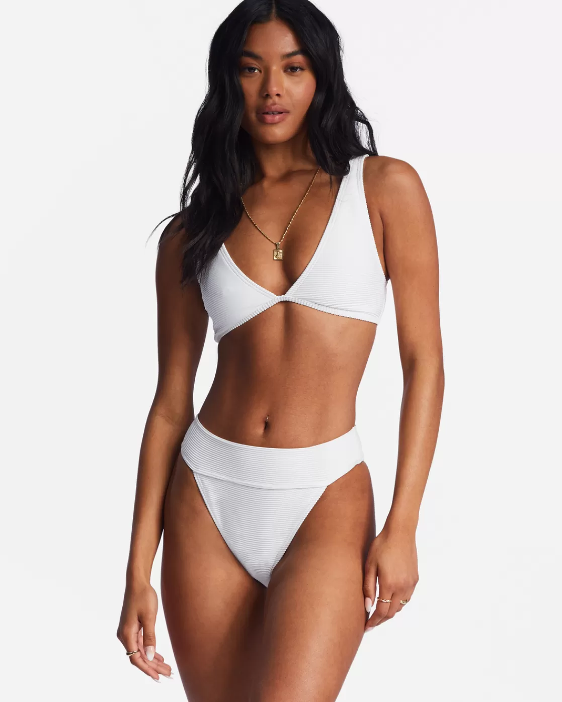 Store Billabong Tanlines Ava Tank Bikini Top WHITE