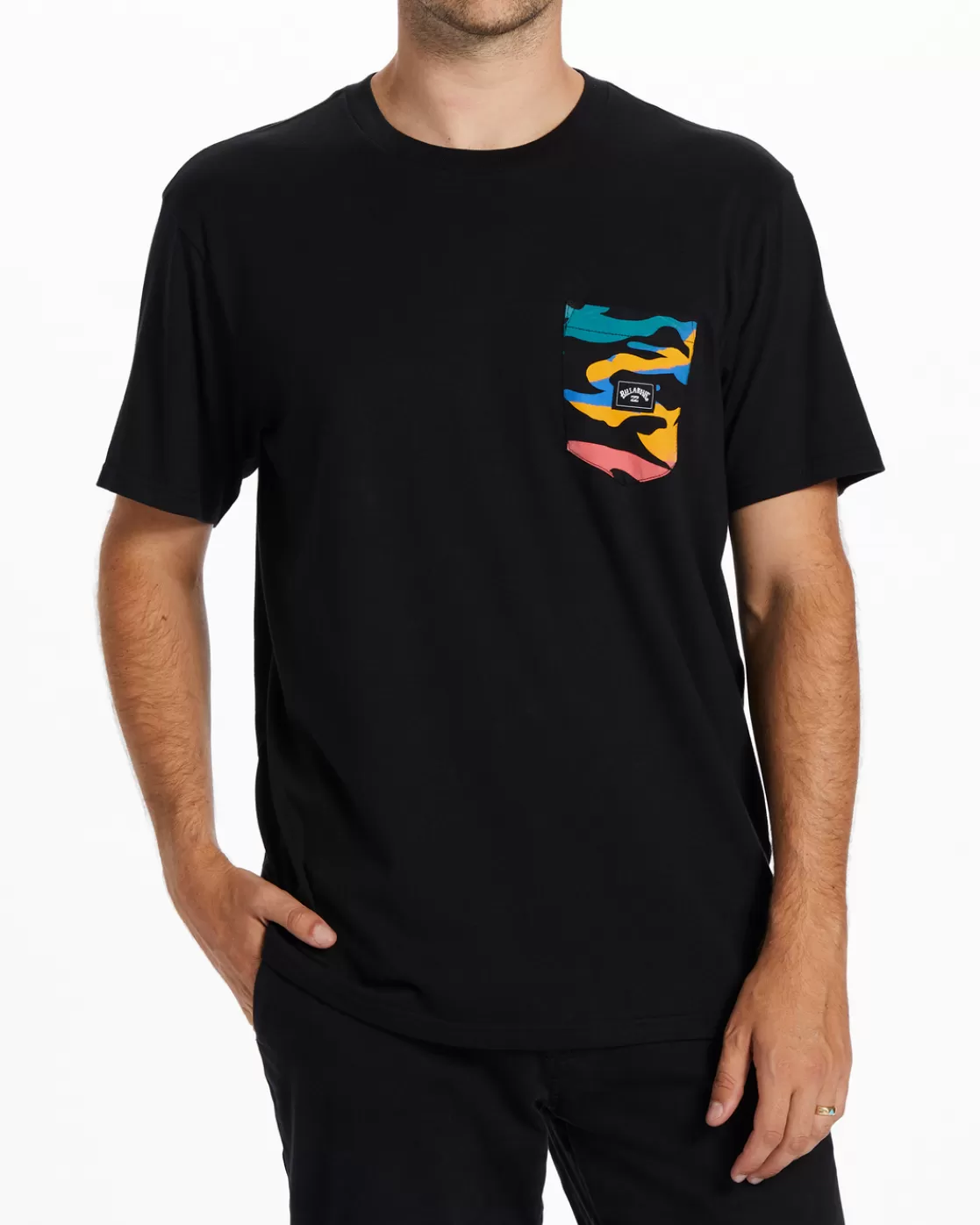 Best Sale Billabong Team Pocket T-Shirt BLACK