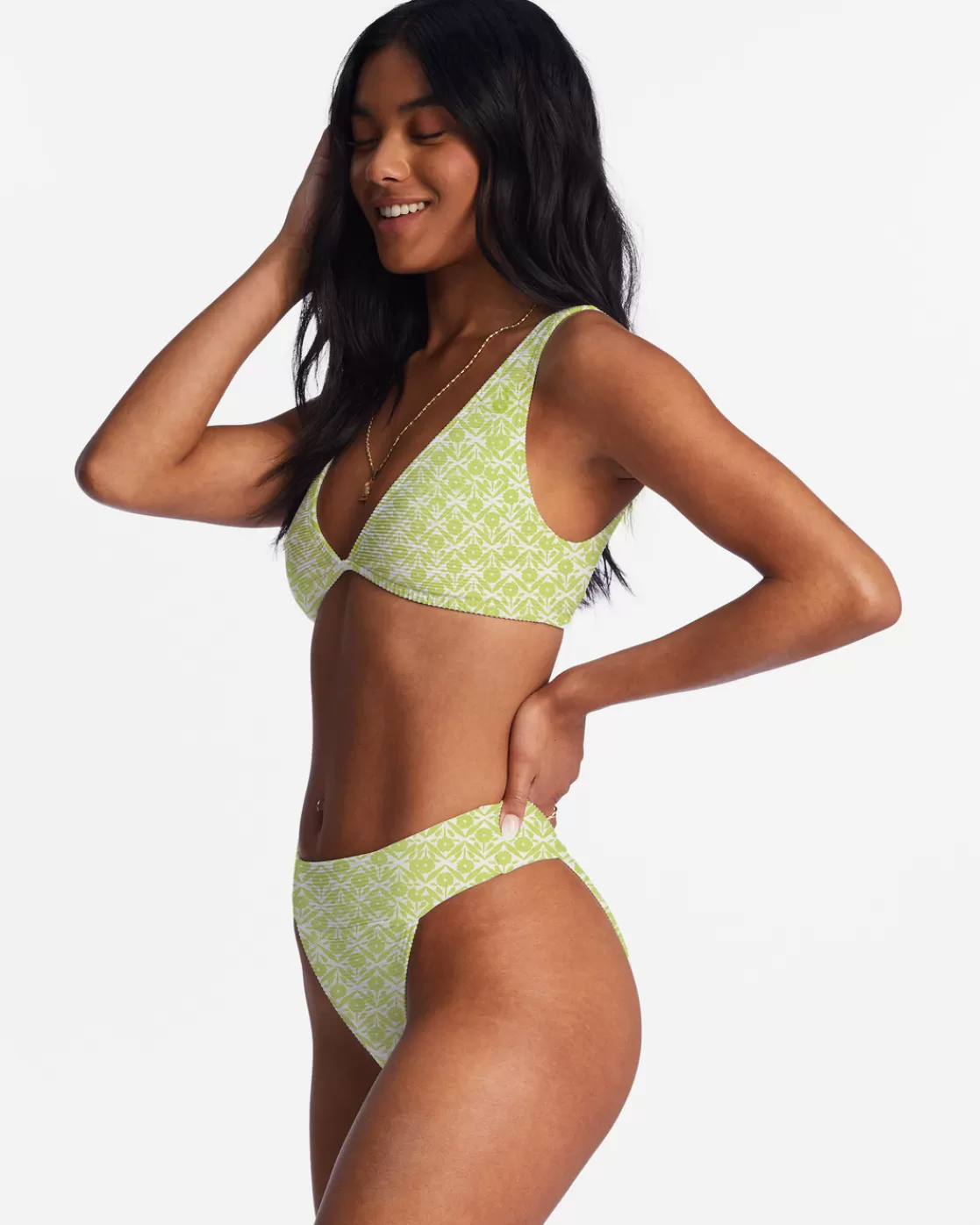 Best Billabong Thats Cute Aruba Bikini Bottoms SWEET LIME