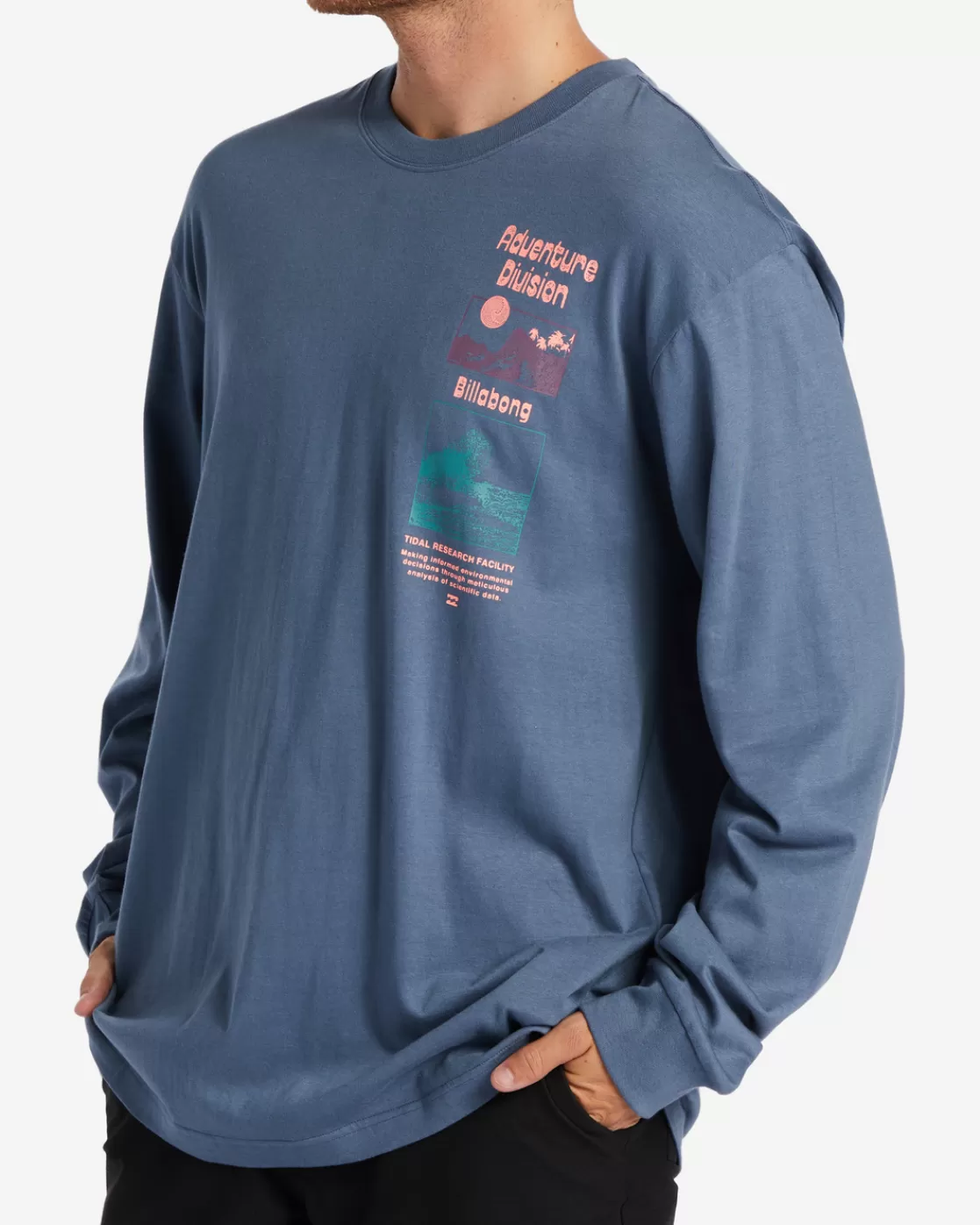 Online Billabong Tidal Research Long Sleeve T-Shirt NORTH SEA