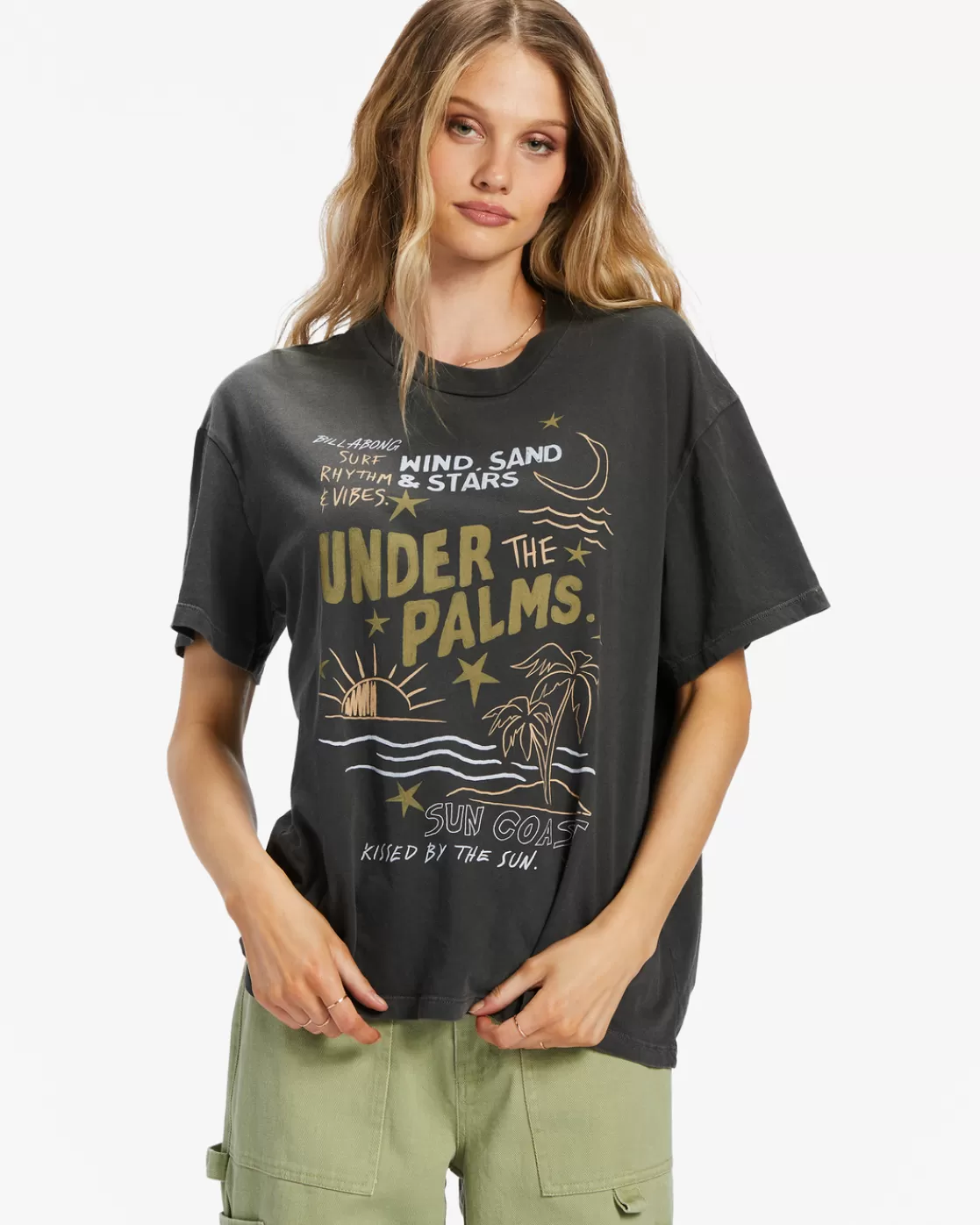 Sale Billabong Under The Palms T-Shirt OFF BLACK