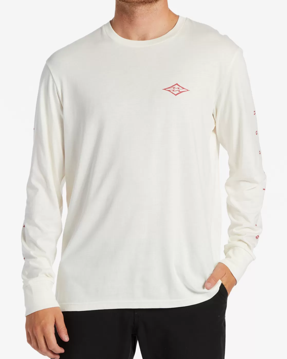 Best Sale Billabong Unity Long Sleeve T-Shirt OFF WHITE