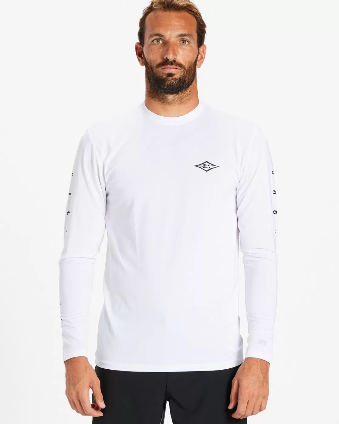 Sale Billabong Unity Long Sleeve UPF 50 Surf T-Shirt WHITE