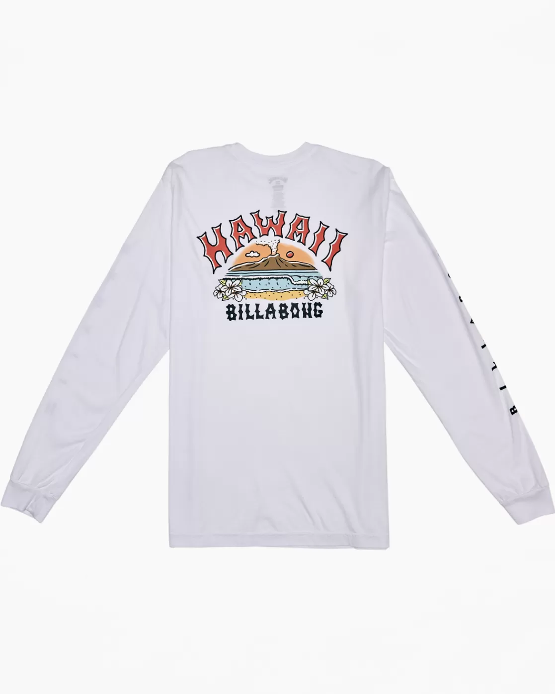 Sale Billabong Volcano Arch T-Shirt WHITE