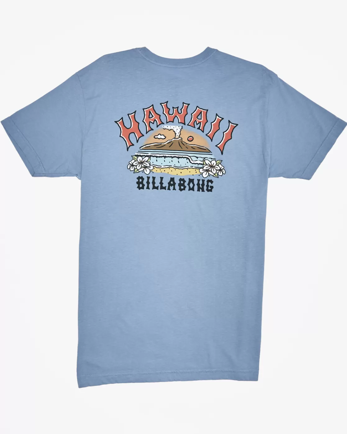 Store Billabong Volcano Arch T-Shirt WASHED BLUE