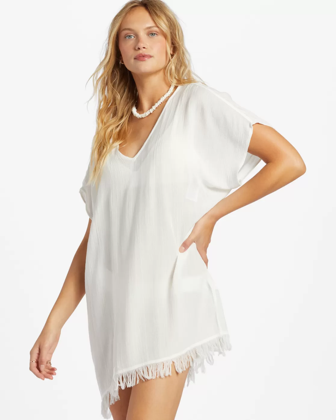 Outlet Billabong Walk Away Tunic Top SALT CRYSTAL 1