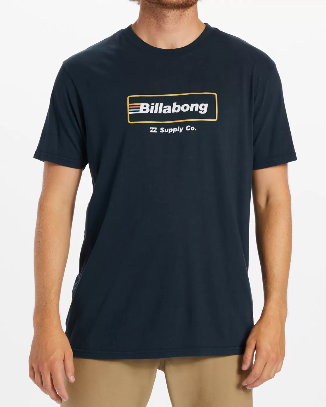 New Billabong Walled II Short Sleeve T-Shirt DUSTY GOLD