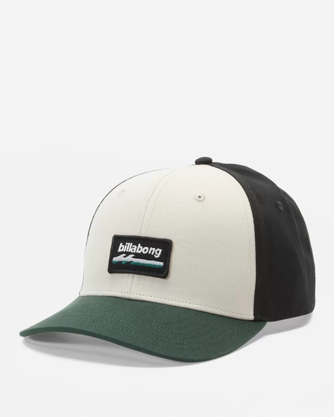 Hot Billabong Walled Snapback Hat BLACK/TAN