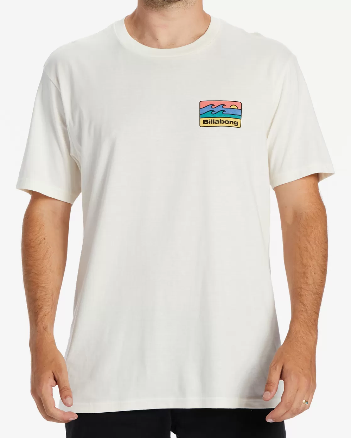 Clearance Billabong Walled T-Shirt OFF WHITE