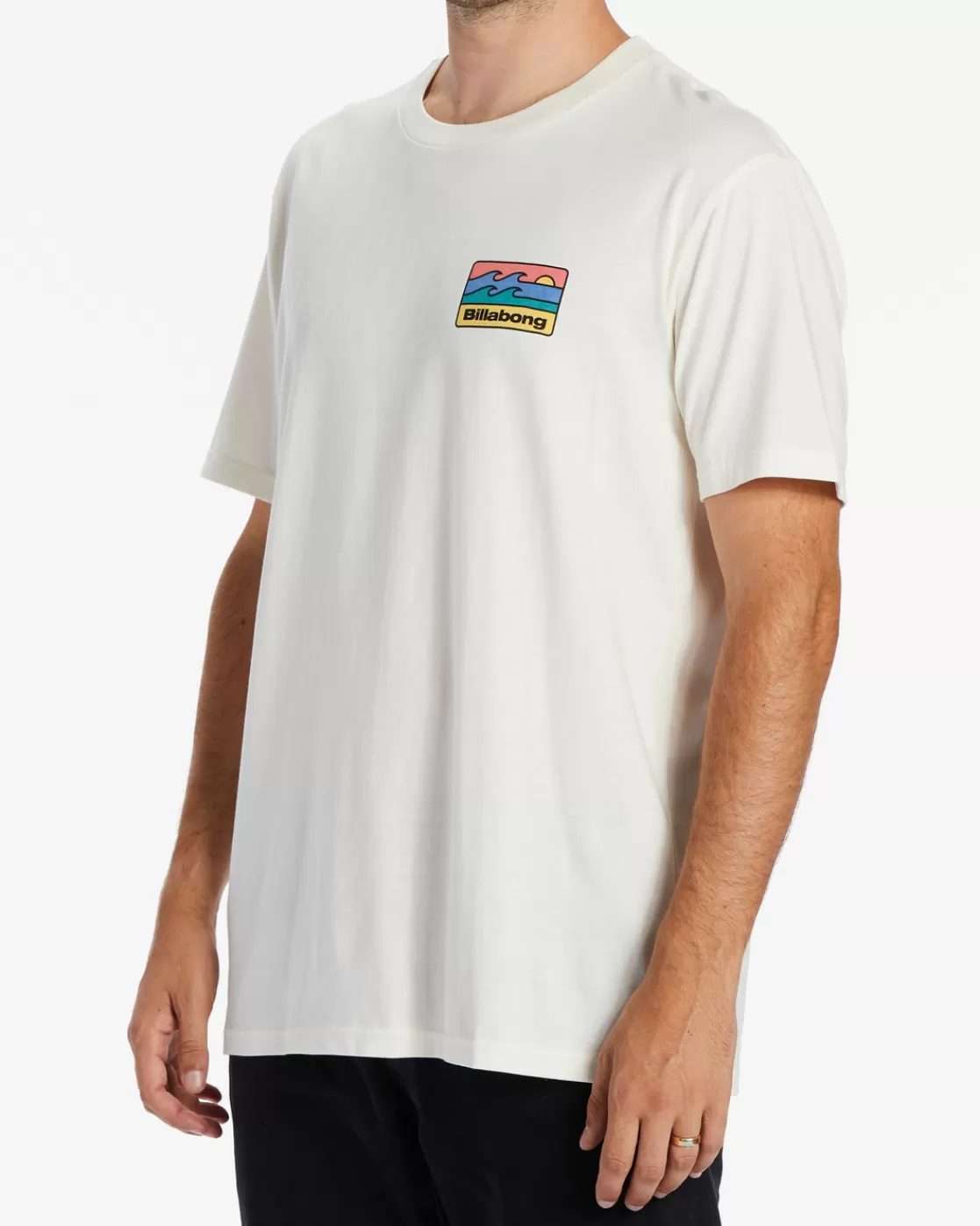 Clearance Billabong Walled T-Shirt OFF WHITE