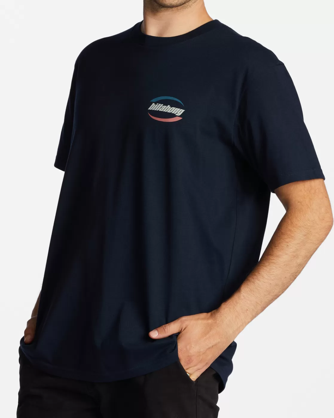 Sale Billabong Walled T-Shirt NAVY