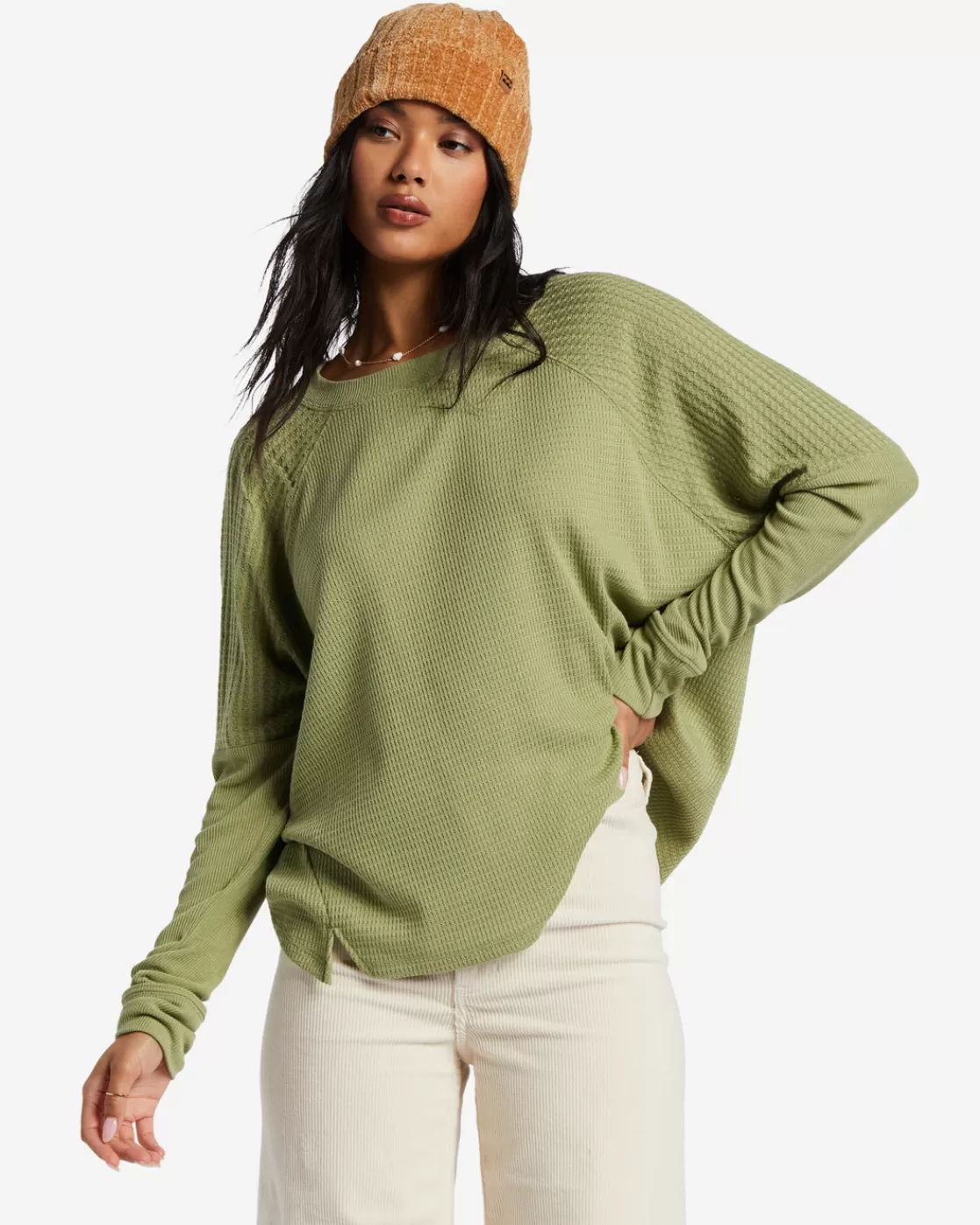 Cheap Billabong Warm My Heart Top AVOCADO