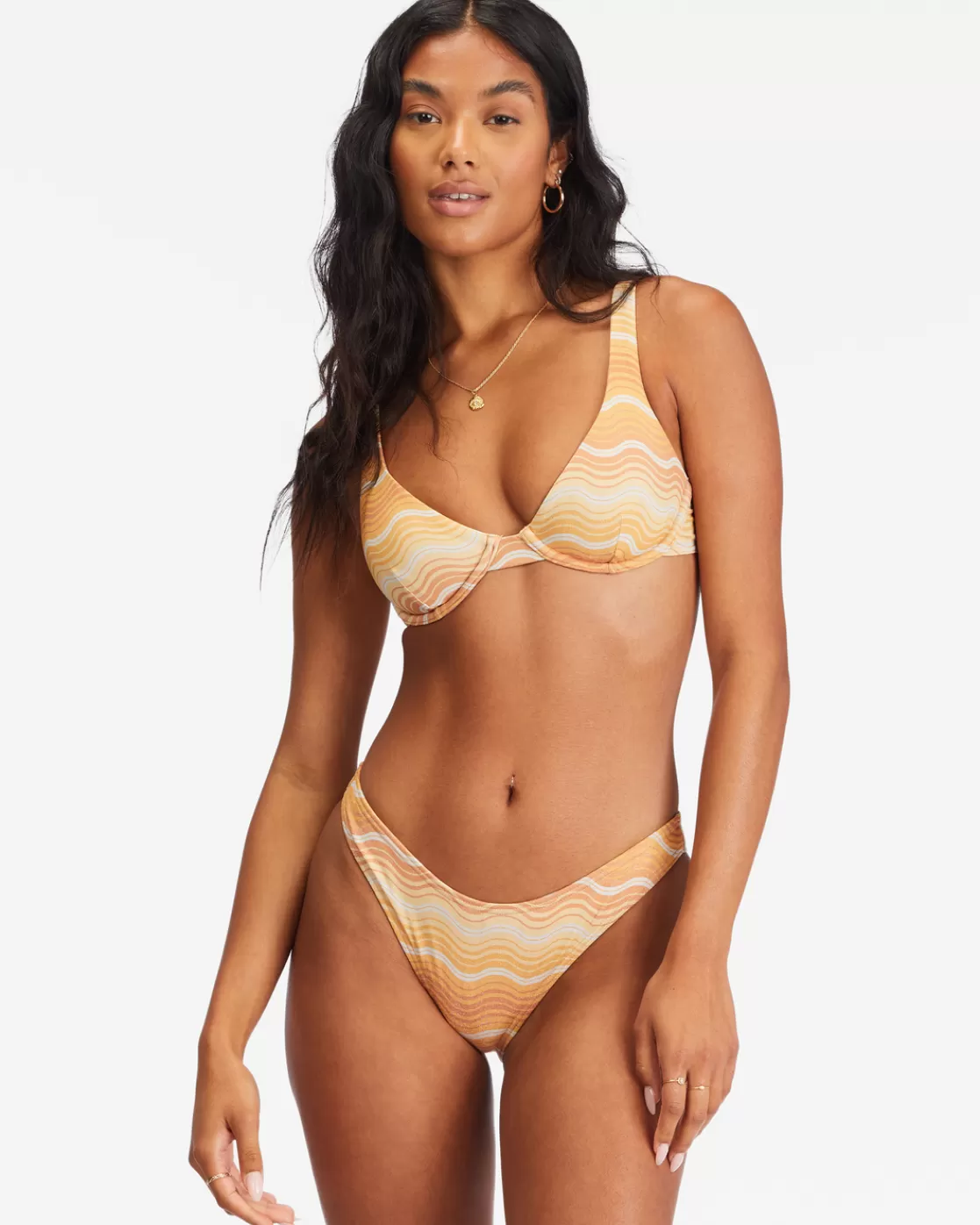 Online Billabong Wave Hello Hike Bikini Bottoms MULTI