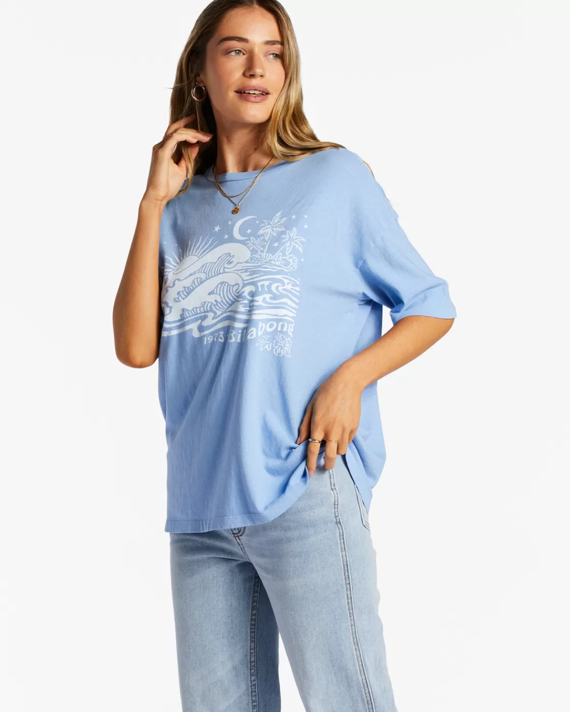 Cheap Billabong Waves For Days T-Shirt OUTTA THE BLUE