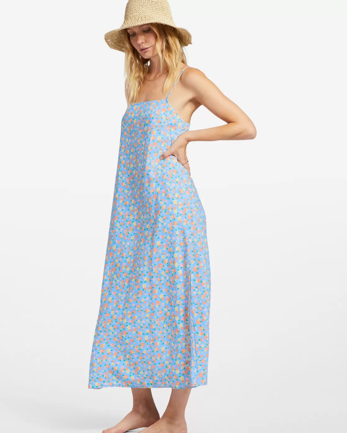 Cheap Billabong Weekend Waves Midi Dress SUMMER SKY