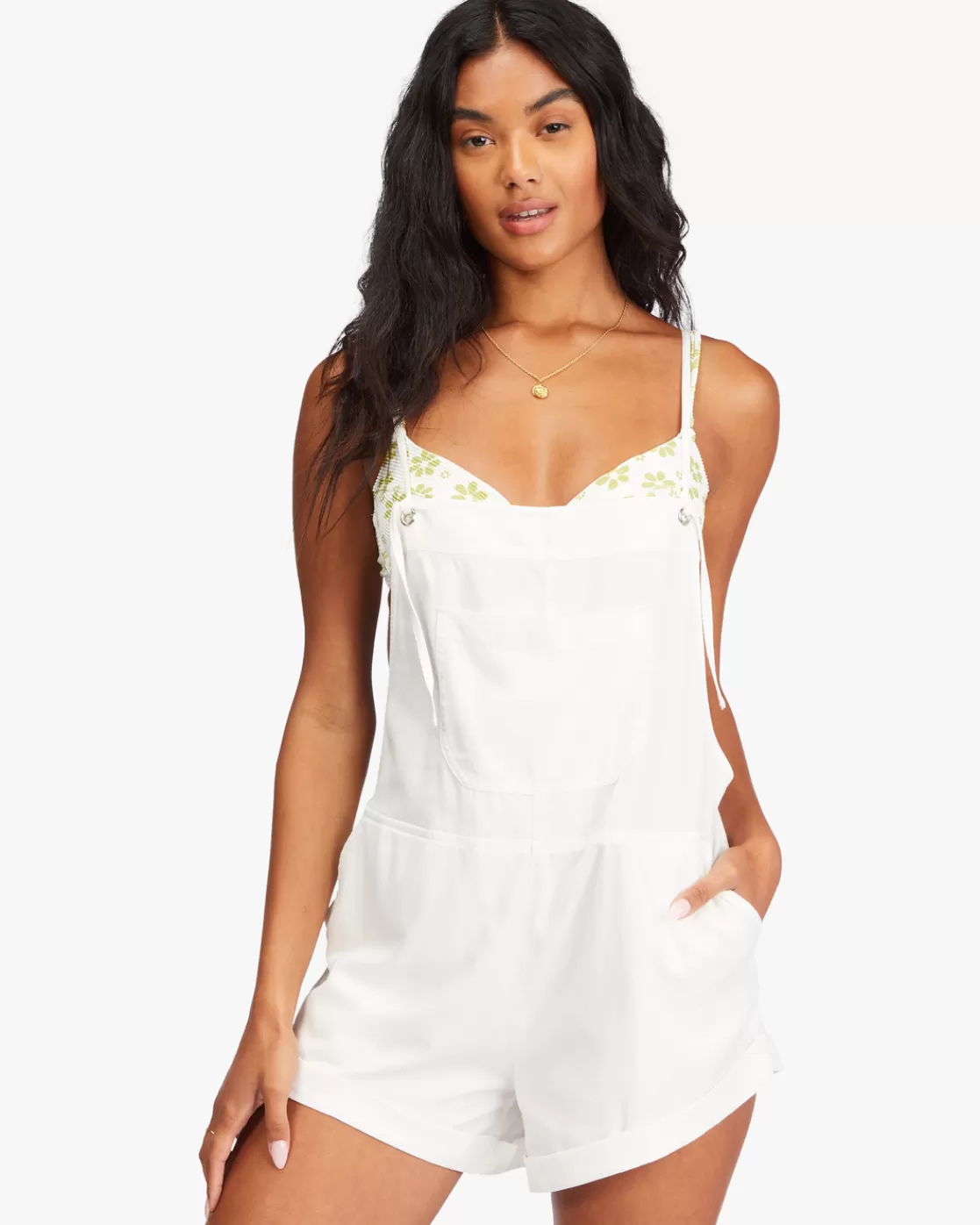 Online Billabong Wild Pursuit Romper SALT CRYSTAL