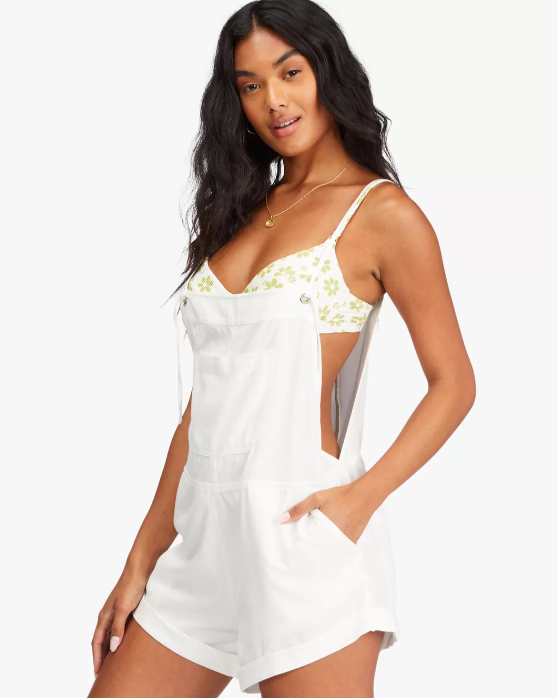 Online Billabong Wild Pursuit Romper SALT CRYSTAL