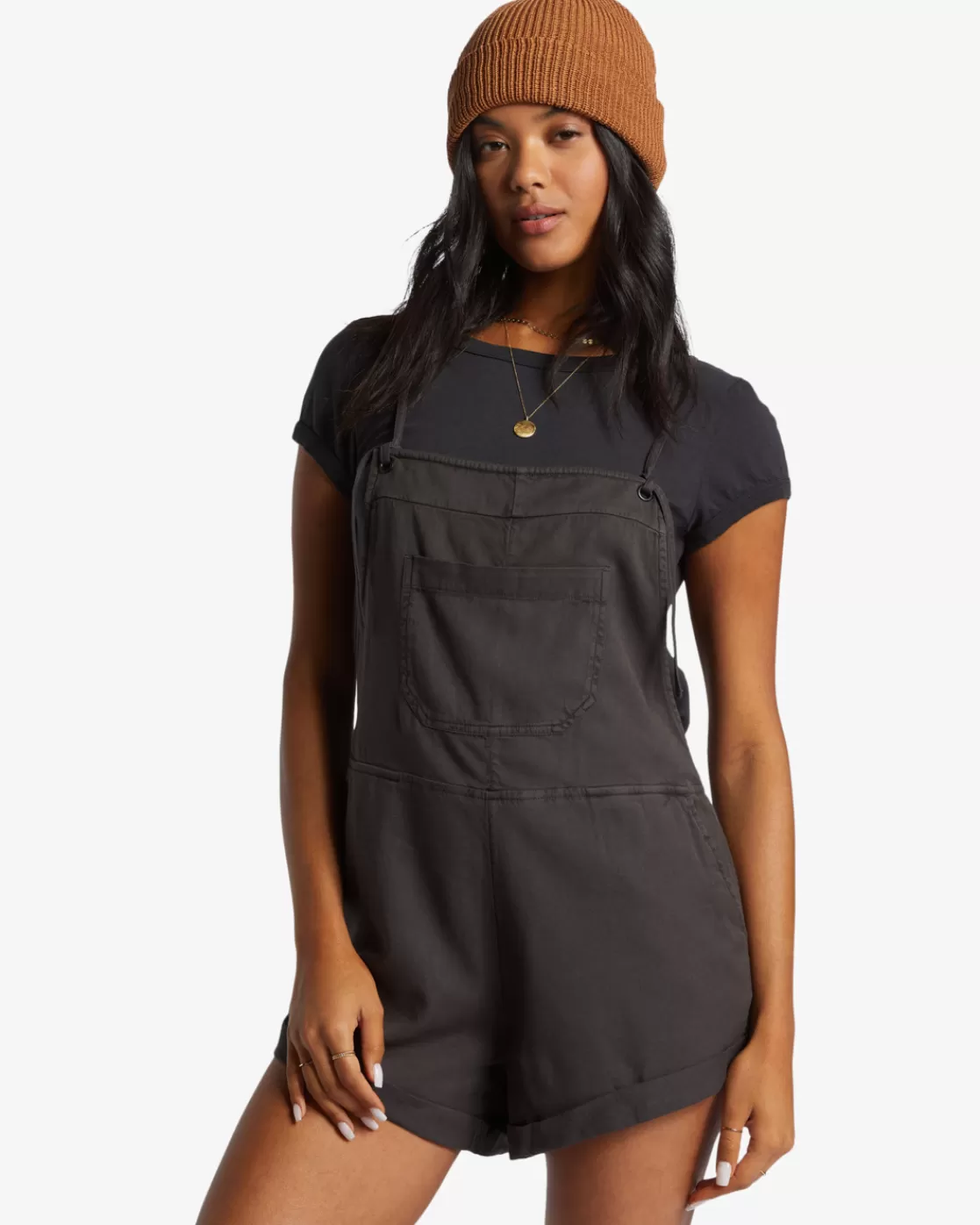 Flash Sale Billabong Wild Pursuit Romper OFF BLACK