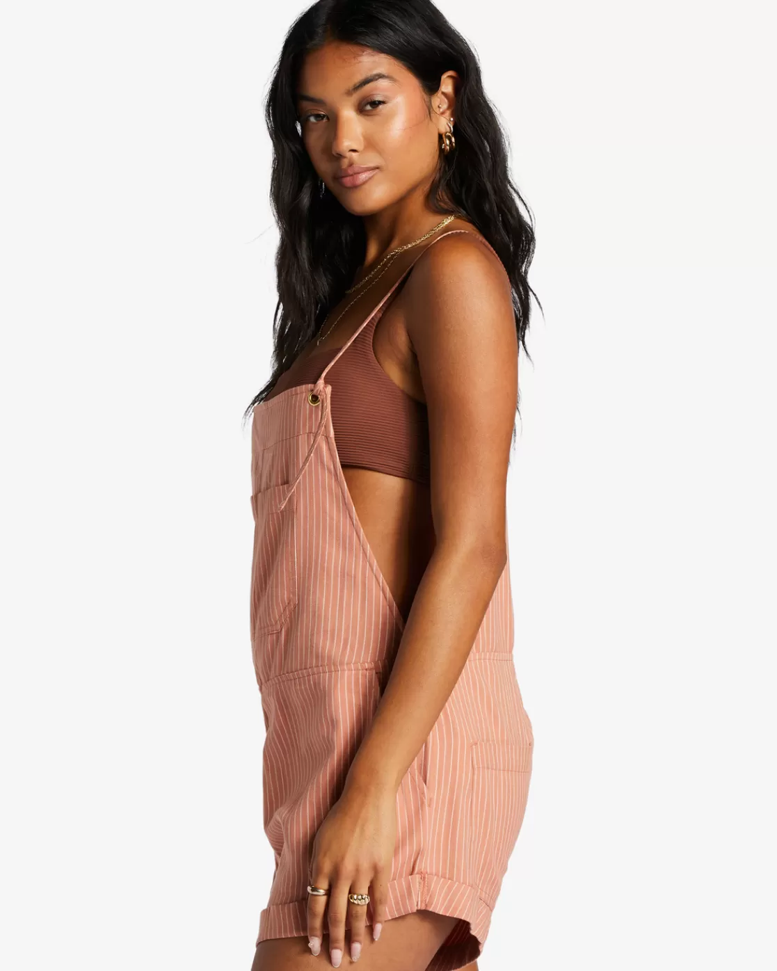 Shop Billabong Wild Pursuit Romper ROSE DAWN